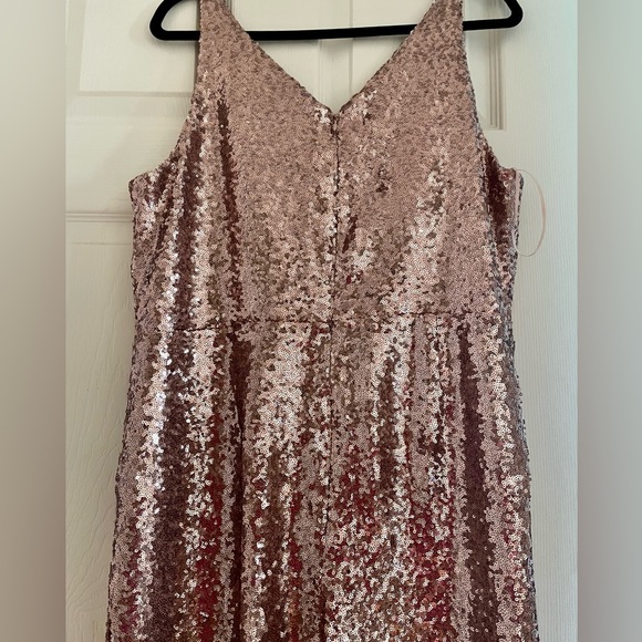 Rose Gold Sequin Jump Suit! - Picture 5 of 6